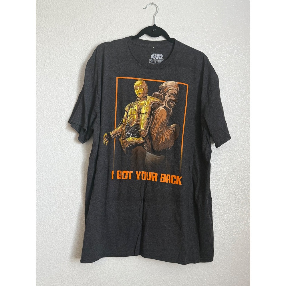 Star Wars C3PO Chewbacca I Got Your Back Graphic T Shirt Mens 2X